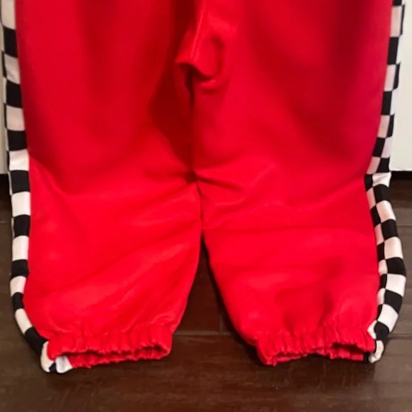 Kids Red Racing Costume with Cap - Picture 8 of 8